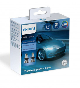 Комплект светодиодных ламп Philips H4 Ultinon Essential LED HL - 11342UE2X2