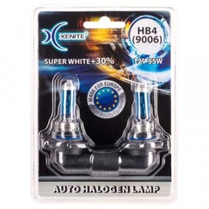 Галогеновые лампы Xenite HB4 Super White +30% - 1007041
