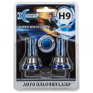 Галогеновые лампы Xenite H9 Super White +30% - 1007048