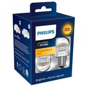 Комплект светодиодов Philips PY21W X-tremeUltinon LED gen2 с обманками - 11498XUAXM