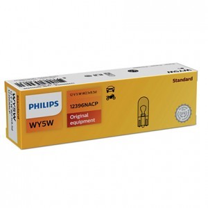 Комплект ламп накаливания Philips WY5W Standard Vision - 12396NACP#10 (сервис. упак.)