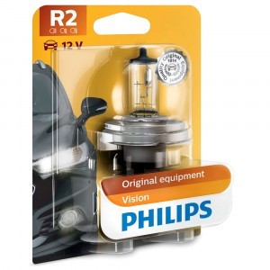 Галогеновая лампа Philips R2 Standard Vision - 12620B1, 12475B1 (блистер)