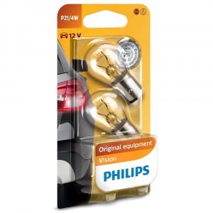 Комплект ламп накаливания Philips P21/4W Standard Vision - 12594B2