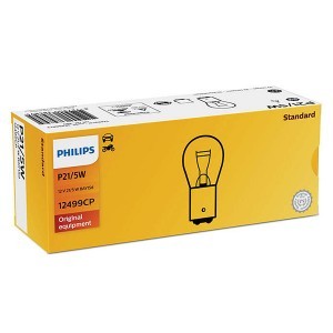 Галогеновые лампы Philips P21/5W Standard Vision - 12499CP#10 (сервис. упак.)