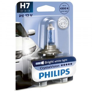 Галогеновые лампы Philips H7 CrystalVision - 12972CVB1 (блистер)
