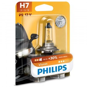 Галогеновая лампа Philips H7 Standard Vision - 12972PRB1 (блистер)