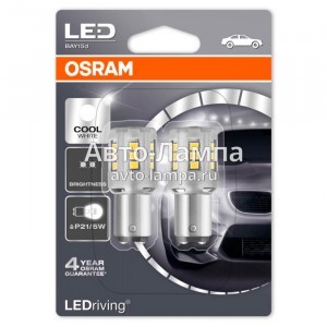 Светодиоды Osram P21/5W LEDriving Standard - 1457CW-02B (хол. белый)