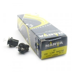 Комплект ламп накаливания Narva BAX Standard B8.5d black - 170353000#10 (сервис. упак.)