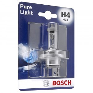 Галогеновая лампа Bosch H4 Pure Light - 1 987 301 001 (блистер)
