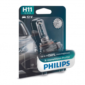 Галогеновая лампа Philips H11 X-tremeVision Pro150 - 12362XVPB1