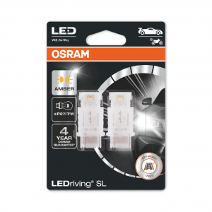 Osram P27/7W LEDriving SL - 3157DYP-02B (желтый)