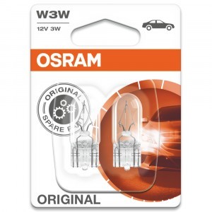 Комплект ламп накаливания Osram W3W Original Line - 2821-02B