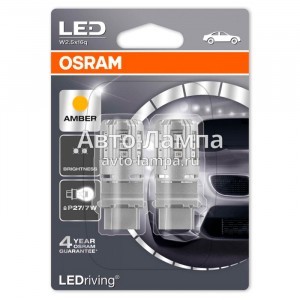 Комплект светодиодов Osram P27/7W LEDriving Standard - 3547YE-02B (желтый)