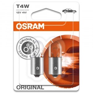 Комплект ламп накаливания Osram T4W Original Line - 3893-02B