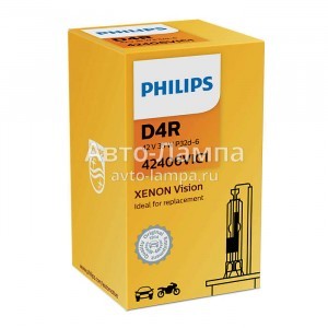Штатные ксеноновые лампы Philips D4R Xenon Vision - 42406VIC1