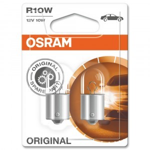 Комплект ламп накаливания Osram R10W Original Line - 5008-02B