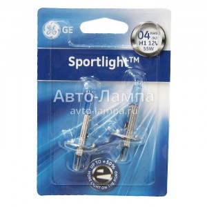Галогеновые лампы General Electric H1 SportLight (+50%) - 50310NHSU-73343 (блистер)