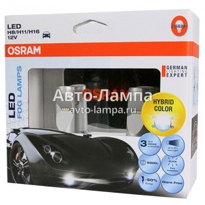Светодиоды Osram H8/H11/H16 LED Fog - 65219CW
