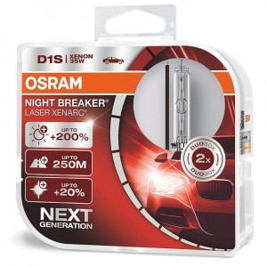 Osram D1S Xenarc Night Breaker Laser (+200%) - 66140XNL-HCB (пласт. бокс)
