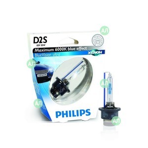 Штатные ксеноновые лампы Philips D2S Xenon BlueVision Ultra - 85122BVU