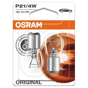 Комплект ламп накаливания Osram P21/4W Original Line - 7225-02B (блистер)