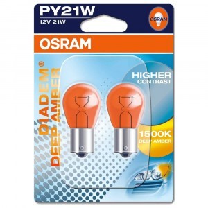 Галогеновые лампы Osram PY21W Diadem Deep Amber - 7507DPA-02B