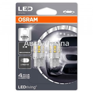 Osram W21W LEDriving Standard - 7705CW-02B (хол. белый)