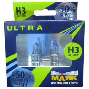 МАЯК H3 Ultra Super Light +50% - 82350SL+50 (100 Вт)
