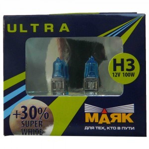 МАЯК H3 Ultra Super White +30% - 82350SW+30 (100 Вт)