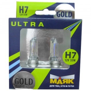 МАЯК H7 Ultra Gold +60% - 82720G+60 (55 Вт)