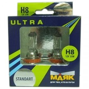 Галогеновые лампы МАЯК H8 Ultra Standart - 82820
