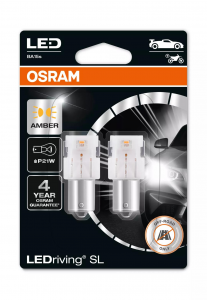 Osram PY21W LEDriving SL - 7506DYP-02B (BA15s)