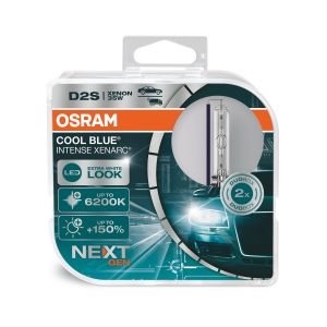 Штатные ксеноновые лампы Osram D2S Xenarc Cool Blue Intense Next Gen - 66240CBN-HCB (блистер, 2 шт.)