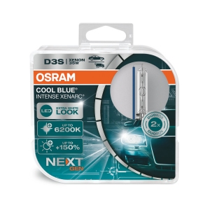 Штатные ксеноновые лампы Osram D3S Xenarc Cool Blue Intense Next Gen - 66340CBN-HCB (блистер, 2 шт.)