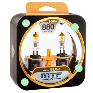 Комплект галогеновых ламп MTF-Light H27/880 Aurum - HAU1280