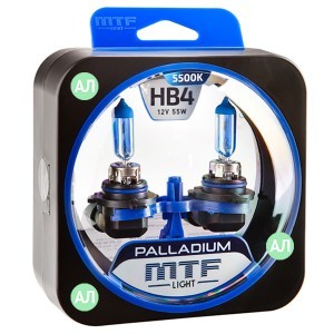 Комплект галогеновых ламп MTF-Light HB4 Palladium - HPA12B4