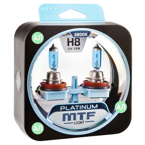 Галогеновые лампы MTF-Light H8 Platinum - HPL1208