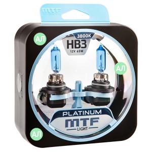 Галогеновые лампы MTF-Light HB3 Platinum - HPL12B3