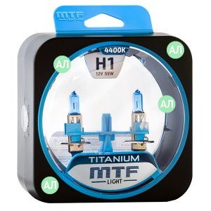 Галогеновые лампы MTF-Light H1 Titanium - HTN1201