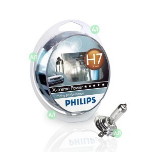 Галогеновые лампы Philips H7 X-Treme Power (+80%) - 12972XP
