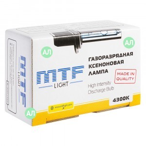 Нештатные ксеноновые лампы MTF-Light H27/880/H27/881 Standard - XBH27K4 (4300K)