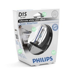 Штатные ксеноновые лампы Philips D1S Xenon WhiteVision - 85415WHV