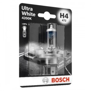 Галогеновая лампа Bosch H4 Ultra White - 1 987 301 089 (блистер)