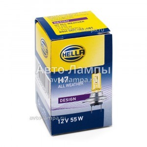 Галогеновые лампы Hella H7 Yellow - 8GH 007 157-481