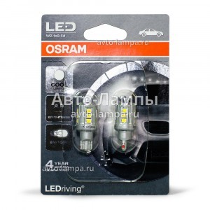 Комплект светодиодов Osram W16W LEDriving Standard - 9212CW-02B