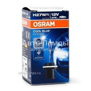 Галогеновые лампы Osram H27/880 Cool Blue Intense (+20%) - 880CBI