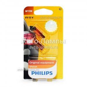 Philips WY5W Standard Vision - 12396NAB2 (блистер)