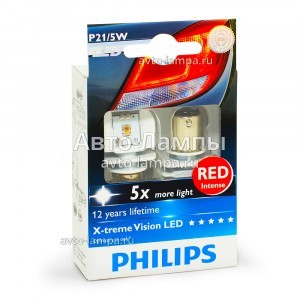 Светодиоды Philips P21/5W X-Treme Vision LED - 12899RX2