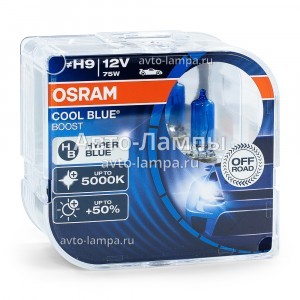Галогеновые лампы Osram H9 Cool Blue Boost - 62213CBB-HCB