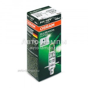 Галогеновые лампы Osram H1 AllSeason - 64150ALS
